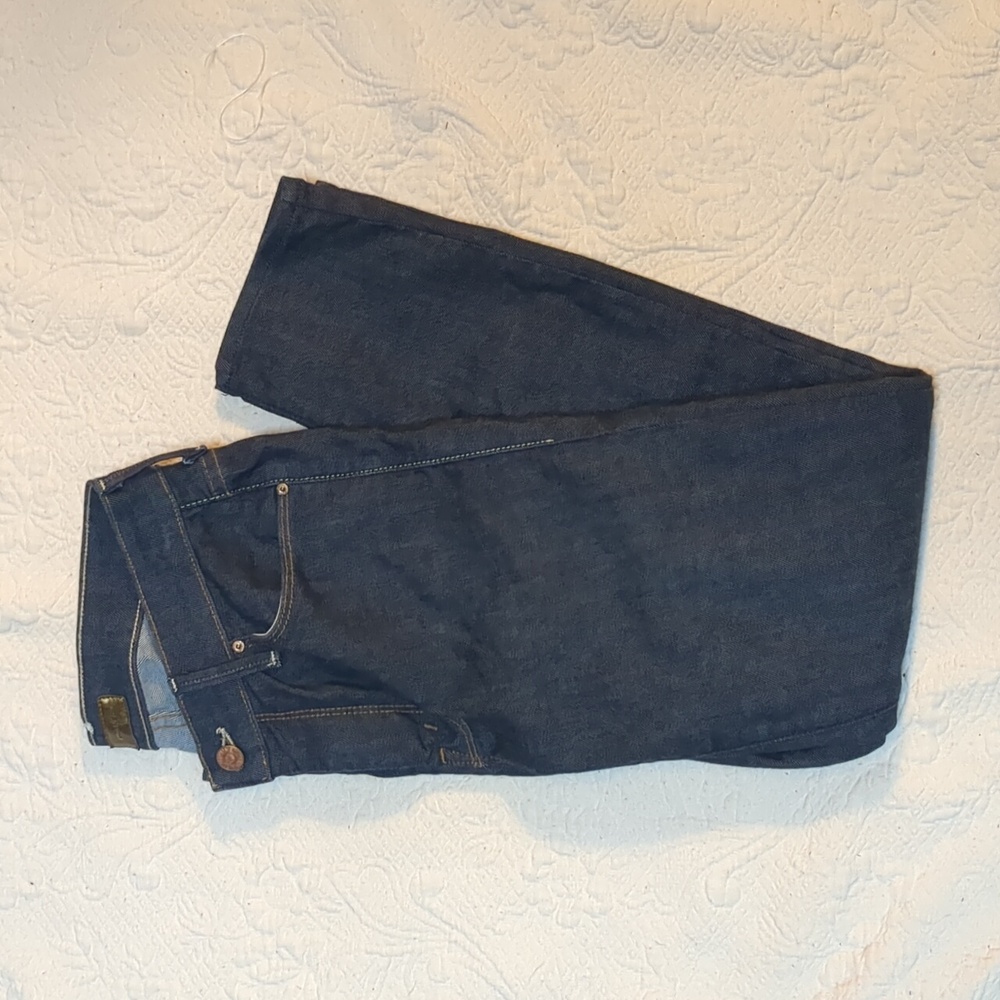 Mother Lookout The Looker Crop In Rinse Wash Size 26